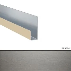 Profil de terminaison en J pour Hardie VL Gris ardoise    3000mm
