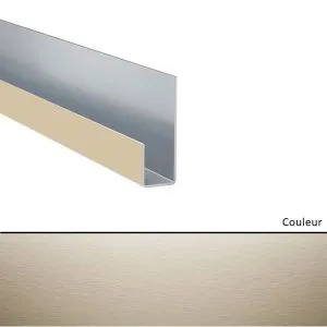 Profil de terminaison en J pour Hardie VL Sable clair 3000mm
