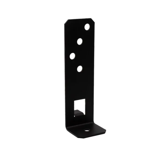 Pied de Poteau Réglable en largeur Noir Gamme Nuance
