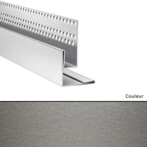 Profil de linteau et de départ en pose verticale pour Hardie VL Gris ardoise   3000mm