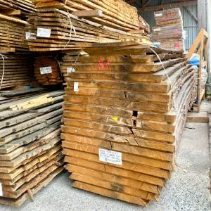 Plot Châtaignier au détail 54mm De 2200 mm à 3700 mm