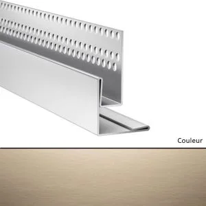 Profil de linteau et de départ en pose verticale pour Hardie VL Brun Khaki 3000mm