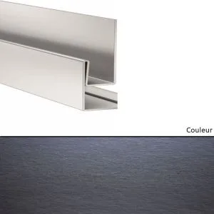 Profil angle sortant et de retour vertical de tableau pour Hardie VL Gris anthracite 3000mm