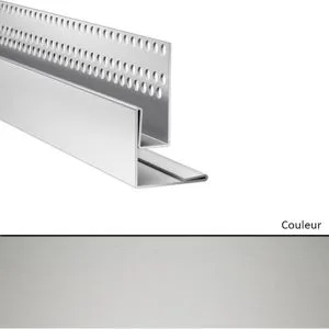 Profil de linteau et de départ en pose verticale pour Hardie VL Brume du matin   3000mm