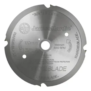HardieBlade 190mm - Lame de scie pour bardage James Hardie