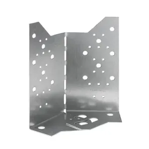 Equerre Réglable pour dalle bois 90° à 150° 100x120x230mm 