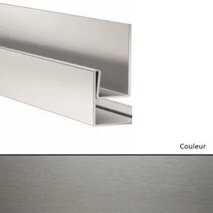 Profil angle sortant et de retour vertical de tableau pour Hardie VL Gris ardoise   3000mm