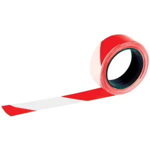 Ruban Rubaplast Rouge et blanc 100mx50mm