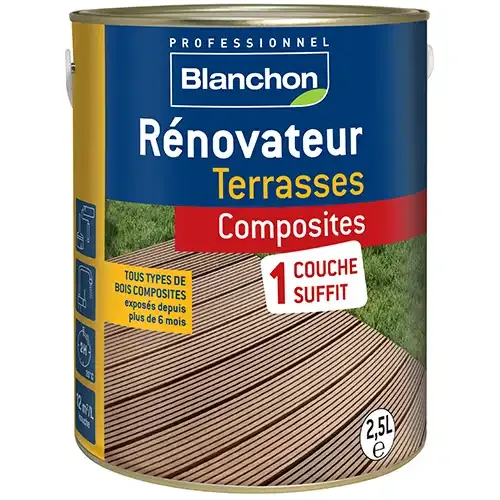 Renovateur pour terrasse composite - Teinte incolore 2.5L 