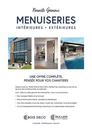 Catalogue Menuiseries - Intérieures & Extérieures