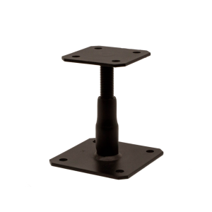 Pied de Poteau Réglable 100/150 Noir Gamme Nuance 