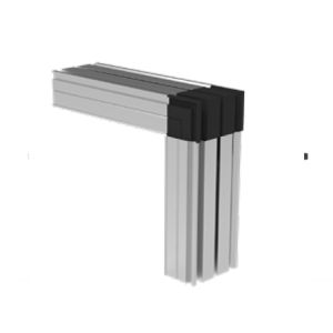 Equerres pour connexion horizontale Technideck pour système INFINYDECK. Boite de 50 pièces