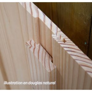 Couvre joint DUOZA Sapin A/B CL3 marron 20x45 en 4.50 m. Pqt de 15 lames.