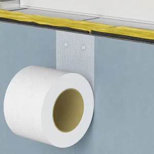Bande armée Fermacell à bords amincis (BA) autocollante 60mm pour joints entre plaque - Rouleau de de 45 m