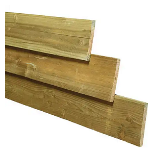Bardage Bois Traité CL3 marron Profil Agricole 18x150mm 2500mm