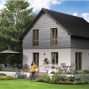 Bardage Fibre Ciment HardiePlank VL Cedar  Brume du matin 11x182x3600mm