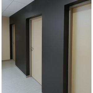Bloc-Porte Palière Protect 101AE Coupe Feu EI30 - Prépeint blanc lisse - Poussant gauche  830x2040mm 2040mm