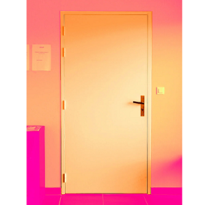 Bloc-Porte Stable Isolant Climat B - Prépeint blanc lisse - Poussant droit  730x2040mm 2040mm