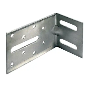 Equerre perforée de façade Isolco 3000p Larg.60mm Acier Galva Z350 ep.25/10ème en 100 mm - Boite de 100