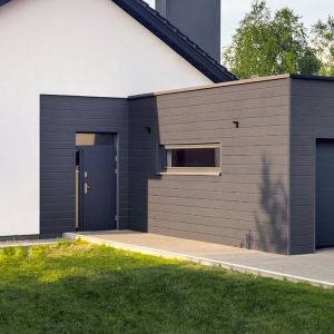 Bardage Fibre Ciment HardiePlank VL Cedar  Gris Anthracite 11x182x3600mm