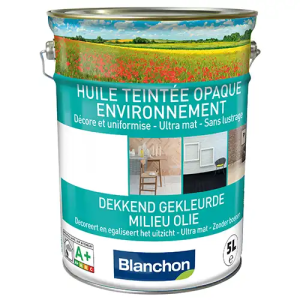 Huile teintée opaque Environnement Blanc 5L 