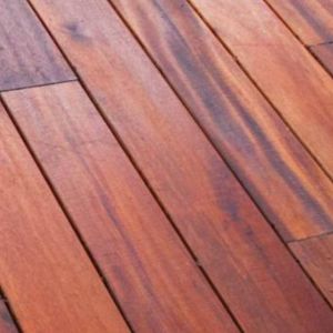 Lame de terrasse Muiracatiara (Tiger Wood) Profil lisse  21x145mm 4000mm