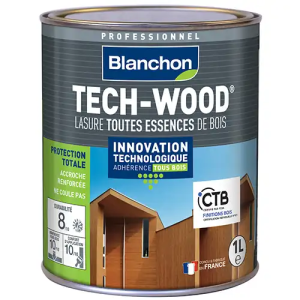 Lasure Tech-Wood Chêne doré 1L 