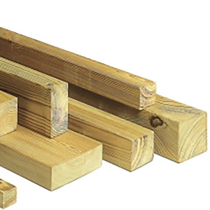 Planche Sciage Raboté Pin Traité CL4 22x90mm De 2500 mm à 4000 mm