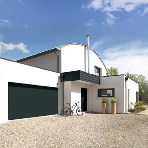 Porte de Garage Sectionnelle Monobloc à ressort Dark Grey 2375x2000mm 2000mm