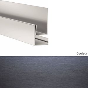Profil angle sortant et de retour vertical de tableau pour Hardie VL Gris anthracite 3000mm