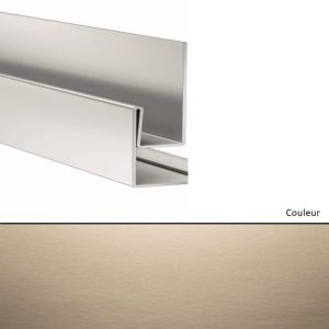 Profil angle sortant et de retour vertical de tableau pour Hardie VL Brun Khaki 3000mm