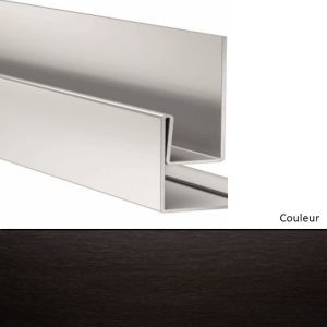 Profil angle sortant et de retour vertical de tableau pour Hardie VL Noir minuit   3000mm