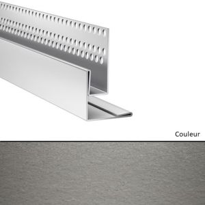 Profil de linteau et de départ en pose verticale pour Hardie VL Gris ardoise   3000mm