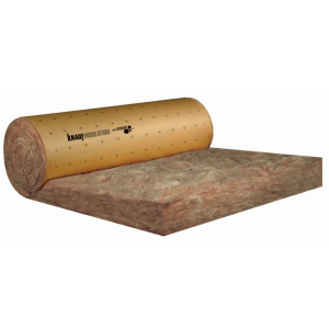 Rouleau Laine de Verre revêtu semi-rigide Acoustiplus 032 1200x2700mm De 100 mm à 160 mm