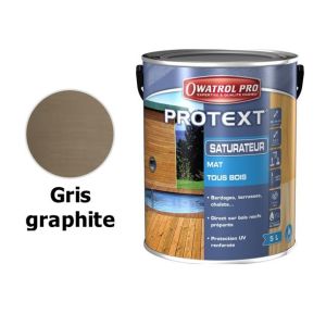 Saturateur mat Protext Gris Graphite 5L