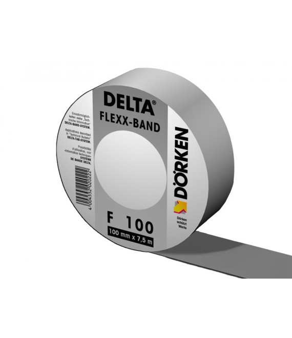Bande adhésive extensible DOERKEN DELTA-FLEXX-BAND (F100) 100mm x 10m