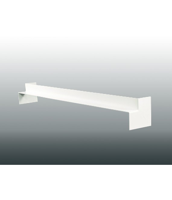 MEP Angle intérieur 90Ḟ double RIVECEL 9 PVC H.50 cm blanc RAI5