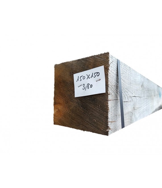 Bois de charpente chêne ressuyé 150x150mm
