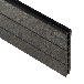 Lame en bois composite couleur gris anthracite