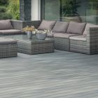 Lame de terrasse Atmosphère Brossée Gris Ushuaia 23x138mm 4000mm