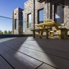 Lame de terrasse Elégance Structurée Gris Anthracite 23x180mm 4000mm