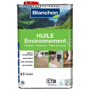Huile Parquet Environnement Bois Brut 5 L 