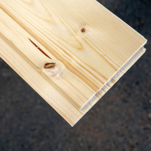 Lambris Sapin ELEGIE Biaisé Raboté 12x140mm De 4200 mm à 5100 mm