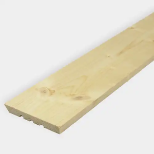 Plinthe Sapin Bord droit    12x95x3900mm 3900mm