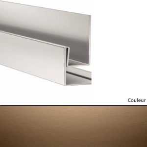 Profil angle sortant et de retour vertical de tableau pour Hardie VL Marron Noisette   3000mm