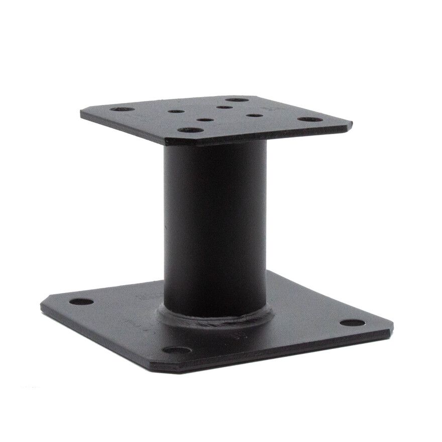 Pied de Poteau Type A HT 100mm Noir Gamme Nuance 