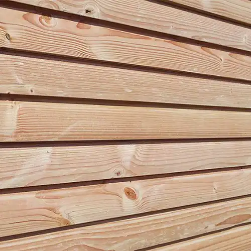 Bardage Bois Douglas Traité CL3 incolore Profil Faux Claire-voie 40x110mm 4000mm