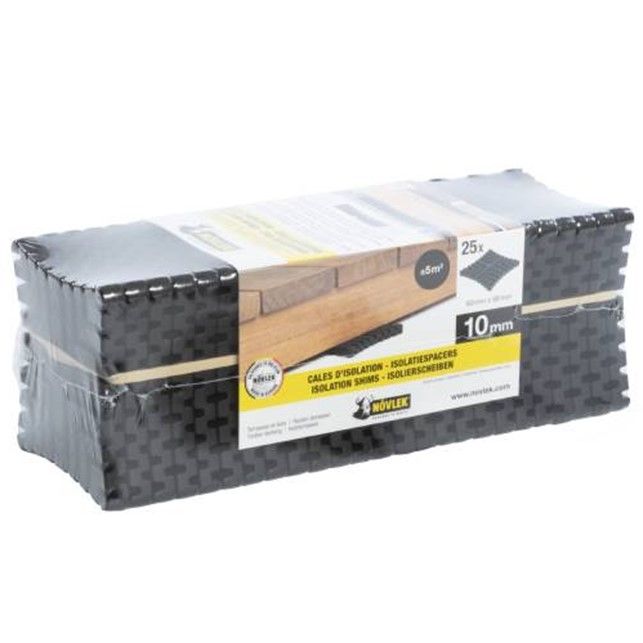 Cales d'isolation Novlek sous lambourdes 10x90x90mm - Boite pour 5m²