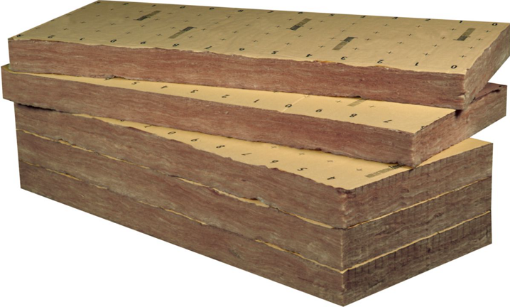 Panneau Laine de Verre revêtu semi-rigide TP238 600x1350mm De 45 mm à 140 mm