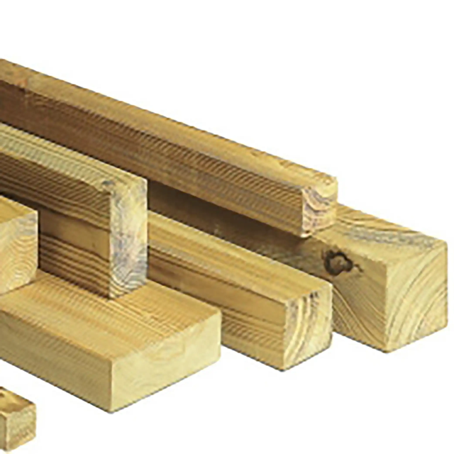 Planche Sciage Raboté Pin Traité CL4 22x90mm De 2500 mm à 4000 mm